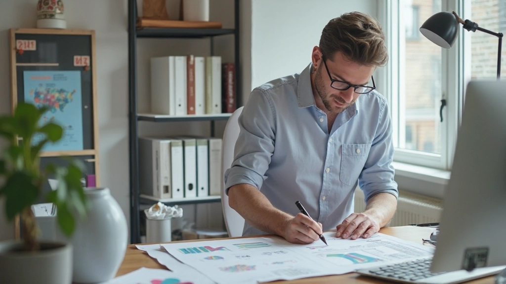 Voorbeeld van typografische hiërarchie in webontwerp met verschillende schriftgroottes